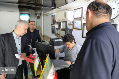 نظارت بر ارائه خدمات به مسافران نوروزی در مرکز استان اردبیل