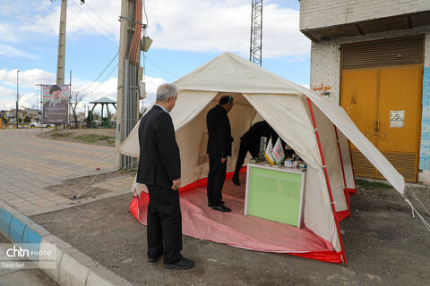 نظارت بر ارائه خدمات به مسافران نوروزی در مرکز استان اردبیل