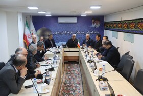 جلسه مشترک تشکل های اقامتی با فرمانده نظارت بر اماکن عمومی خراسان رضوی