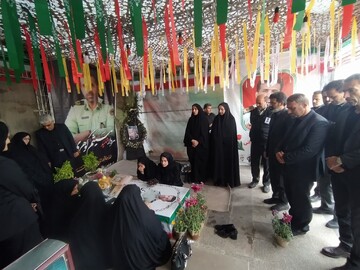 تجدید میثاق اعضای ستاد خدمات سفر شهرستان آران و بیدگل با آرمان‌های شهدا