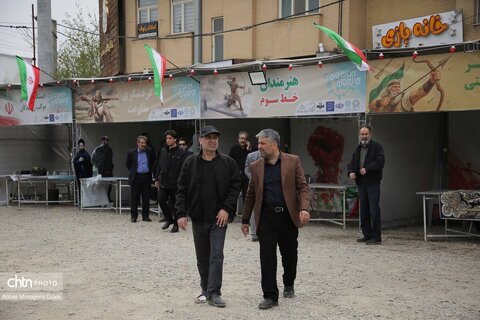 مراحل آماده‌سازی موکب «جان من، ایران من» در قم