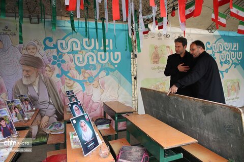 مراحل آماده‌سازی موکب «جان من، ایران من» در قم