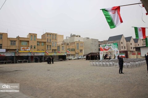 مراحل آماده‌سازی موکب «جان من، ایران من» در قم