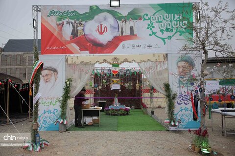 مراحل آماده‌سازی موکب «جان من، ایران من» در قم