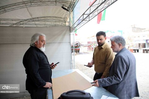 مراحل آماده‌سازی موکب «جان من، ایران من» در قم