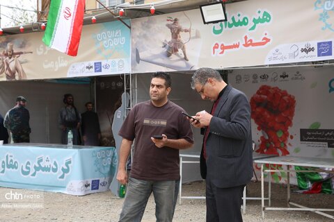 مراحل آماده‌سازی موکب «جان من، ایران من» در قم