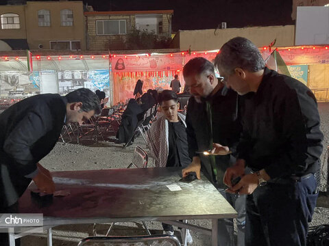 مراحل آماده‌سازی موکب «جان من، ایران من» در قم