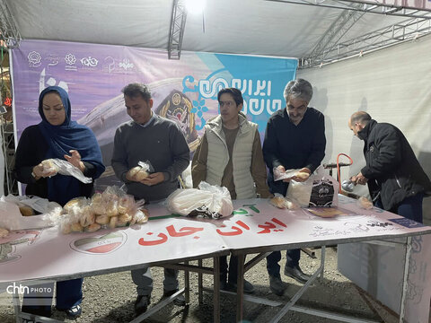 مراحل آماده‌سازی موکب «جان من، ایران من» در قم