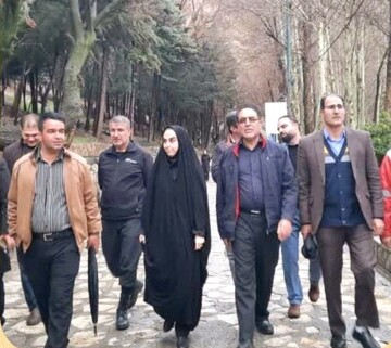 بازدید فرماندار صحنه‌ از اماکن گردشگری و خدماتی در ایام نوروز