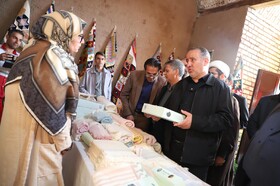 بازدید استاندار خراسان جنوبی از بازارچه و ایستگاه نوروزی خدمات سفر شهرستان خوسف