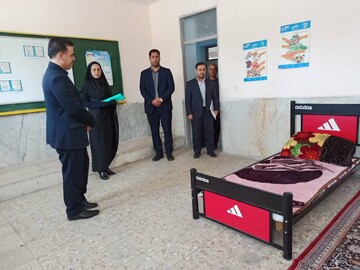 بازدید از محل اسکان فرهنگیان و خانواده‌های جنگ‌زده در نوروز ۱۴۰۵ در پیشوا