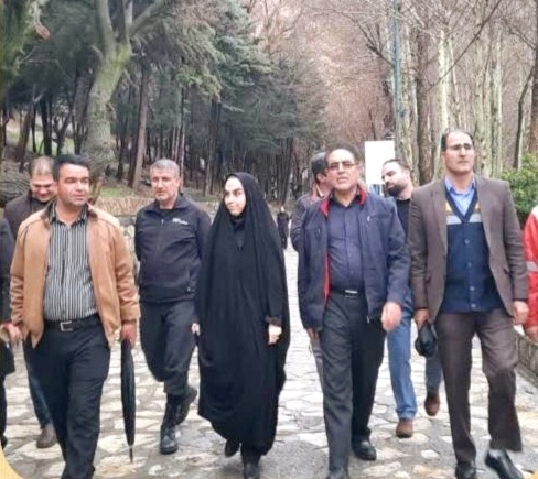 بازدید فرماندار صحنه‌ از اماکن گردشگری و خدماتی در ایام نوروز