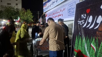 برپایی موکب پذیرایی میراث‌فرهنگی هرمزگان در مسیر گردهمایی مردمی بندرعباس