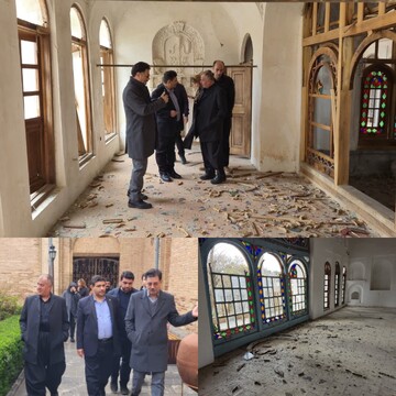 بازدید دبیرکل کمیسیون ملی یونسکو در ایران از  بناهای تاریخی کردستان/ خسارات وارده در پی حملات آمریکایی_صهیونی بررسی شد