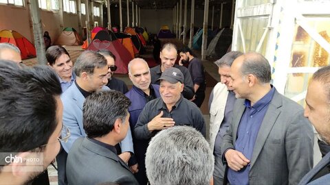 بازدیدمعاون استاندار واعضای ستاد اجرایی خدمات سفر شهرستان مشهد مقدس ازمراکز اسکان و روندخدمت رسانی به زائران