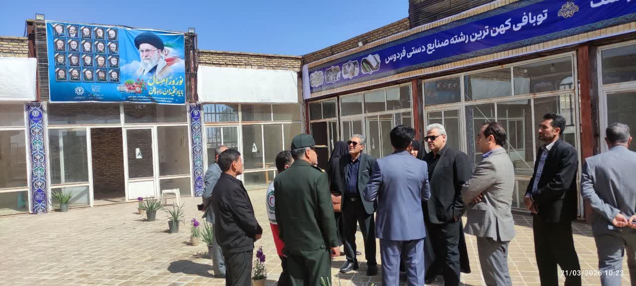 ارزیابی گسترده خدمات نوروزی در فردوس؛ از ستاد اسکان تا سیاه‌چادرهای عشایری