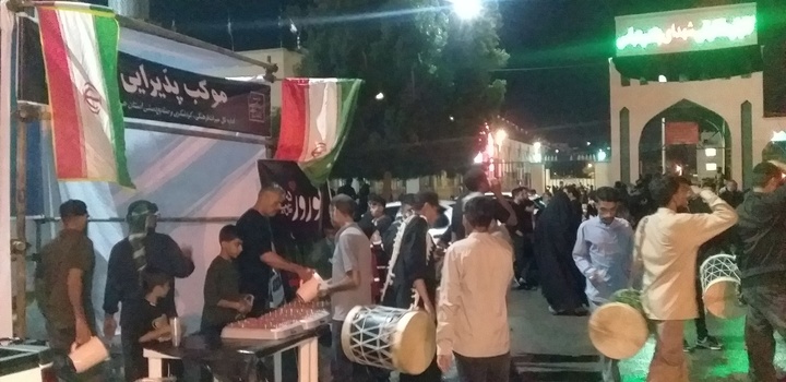 برپایی موکب پذیرایی میراث‌فرهنگی هرمزگان در مسیرهای گردهمایی مردمی