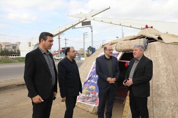 بررسی نحوه خدمات‌رسانی به مسافران نوروزی در شهرستان‌های گرمی و بیله‌سوار