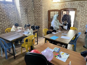 برپایی غرفه کودک با عنوان «کودکان میراث‌بانان آینده» در مجموعه جهانی شیخ صفی‌الدین اردبیلی