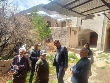 بررسی روند کارگاه مرمت قلعه ثبتی روستای بنیز
