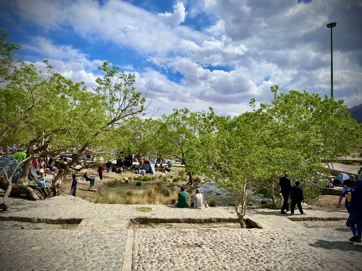 جانی دوباره در رگ‌های چشمه غربالبیز مهریز