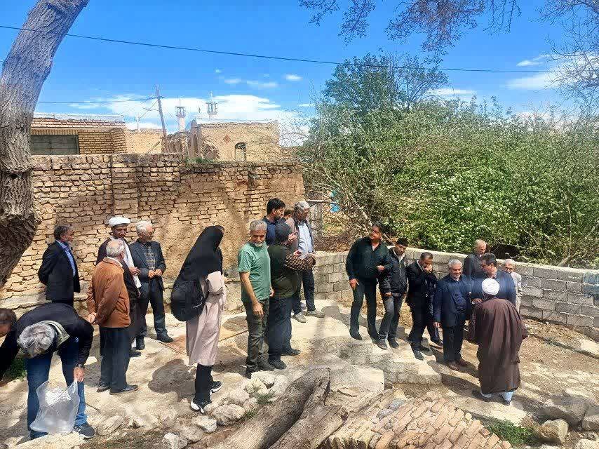بررسی روند کارگاه مرمت قلعه ثبتی روستای بنیز
