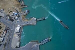 حمله تروریستی آمریکایی-صهیونیستی به اسکله بندرپل