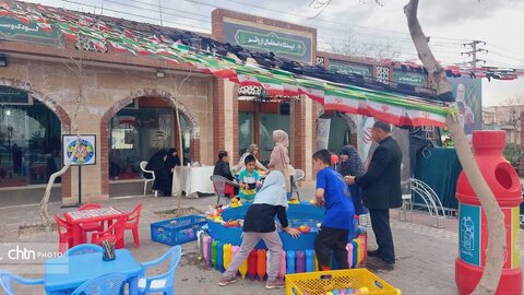 زیبایی های بهاری .المان های شهری در مشهدالرضا (ع)