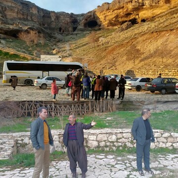 تداوم بازدیدهای نظارتی از جاذبه‌های گردشگری دیواندره/ غار کرفتو دارای قدمت و پیشینه بلند تاریخی است