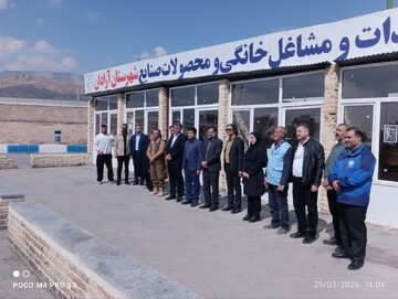 افتتاح بازارچه دائمی صنایع‌دستی آرادان همزمان با نوروز ۱۴۰۵