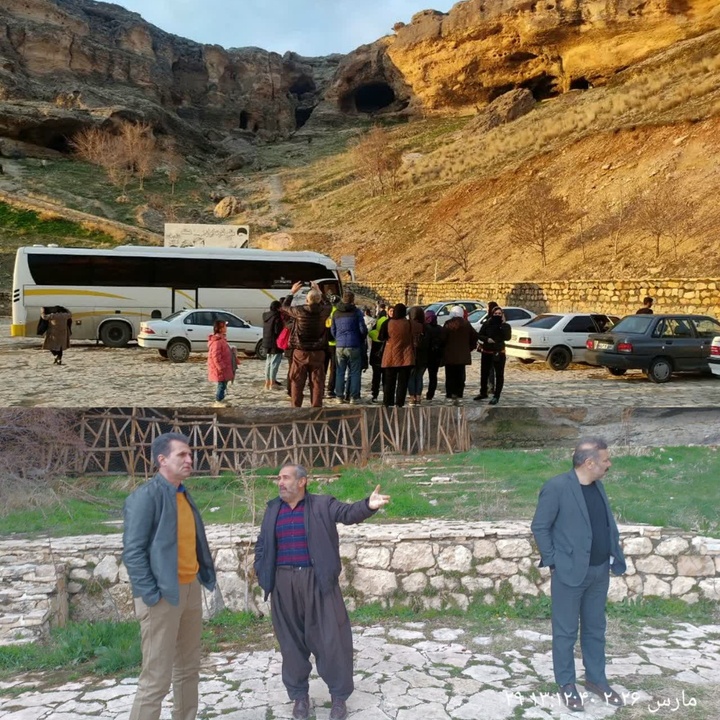 تداوم بازدیدهای نظارتی از جاذبه‌های گردشگری دیواندره/ غار کرفتو دارای قدمت و پیشینه بلند تاریخی است