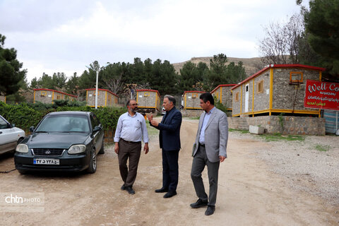 بازدید دبیر ستاد اجرایی خدمات سفر خراسان شمالی از تاسیسات گردشگری