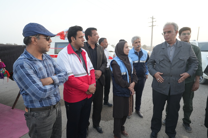 بازدید استاندار سیستان و بلوچستان از ایستگاه نوروزی شهر محمدآباد