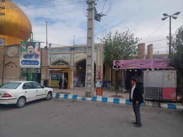 بازدید رئیس اداره میراث‌فرهنگی پاکدشت از بقعه متبرکه آستان امام‌زاده‌طالب(ع)