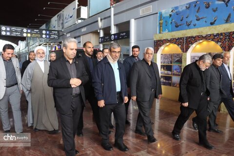 بازدید استاندار و رئیس ستاد اجرایی خدمات سفر خراسان رضوی و مدیر کل میراث‌فرهنگی گردشگری وصنایع دستی خراسان رضوی از پایانه امام رضا(ع) وایستگاه راه آهن شهید رئیسی مشهد