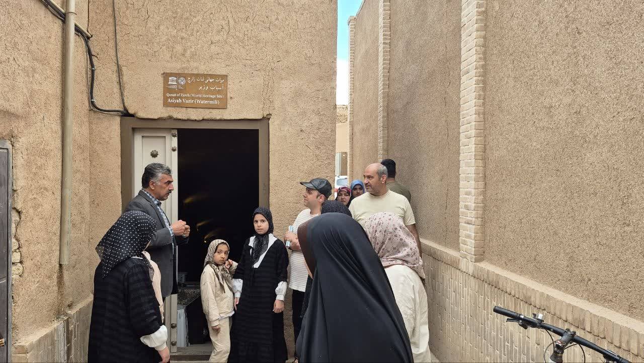 استقبال از گردشگری آب و قنات در یزد/ میراث جهانی قنات زارچ میزبان گردشگران نوروزی ۱۴۰۵