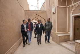 بازدید مدیرکل میراث‌فرهنگی از بافت تاریخی کرمان
