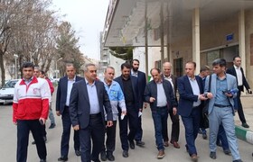 بازدید بازرسان استانداری زنجان و فرمانداری ابهر از دستگاه های خدمات رسان ،مراکز امدادی و خدماتی شهرستان ابهر