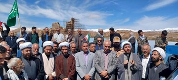 برگزاری مراسم گرامیداشت روز جمهوری اسلامی ایران در مجموعه میراث جهانی تخت سلیمان تکاب