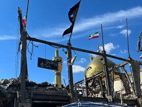 گزارشی از حمله آمریکایی- صهیونیستی به حسینیه اعظم زنجان