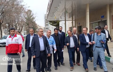 بازدید بازرسان استانداری زنجان و فرمانداری ابهر از دستگاه های خدمات رسان ،مراکز امدادی و خدماتی شهرستان ابهر