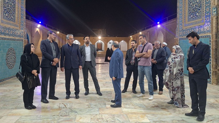 از مناره‌های بلند مسجد جامع تا بازار صنایع‌دستی؛ پایش میدانی معاون استاندار در قلب تاریخ یزد