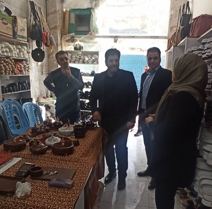 ارزیابی میدانی خدمات نوروزی و صنایع‌دستی آبدانان