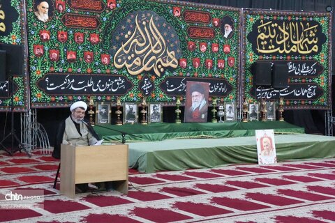 مراسم بزرگداشت سومین روز از شهادت شهید ستار خدابخش صنعتگر منبت کار زنجان