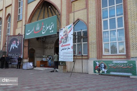 مراسم بزرگداشت سومین روز از شهادت شهید ستار خدابخش صنعتگر منبت کار زنجان