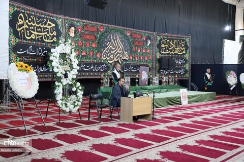 مراسم بزرگداشت سومین روز از شهادت شهید ستار خدابخش صنعتگر منبت کار زنجان