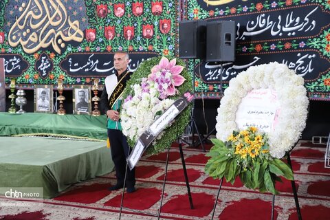 مراسم بزرگداشت سومین روز از شهادت شهید ستار خدابخش صنعتگر منبت کار زنجان