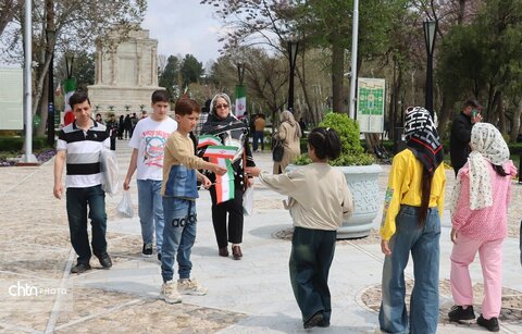 حال وهوای روز طبیعت در آرامگاه حکیم ابوالقاسم فردوسی توسی
