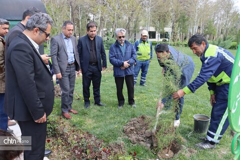 حال وهوای روز طبیعت در آرامگاه حکیم ابوالقاسم فردوسی توسی
