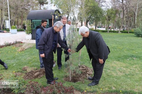 حال وهوای روز طبیعت در آرامگاه حکیم ابوالقاسم فردوسی توسی